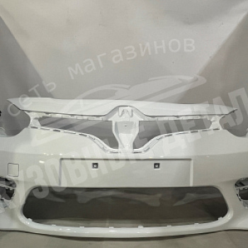 Бампер передний Renault Fluence (13-) 369 Blanc Glacier Белый